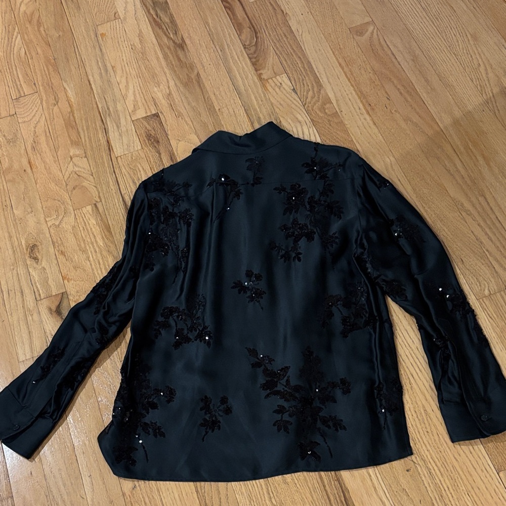 Zara Sequined Button Down Shirt - image 6